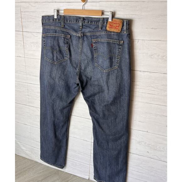 Levis Jeans Mens Size 42 X 30 Relaxed 559 Straight Leg 100% Cotton Denim - Picture 11 of 16
